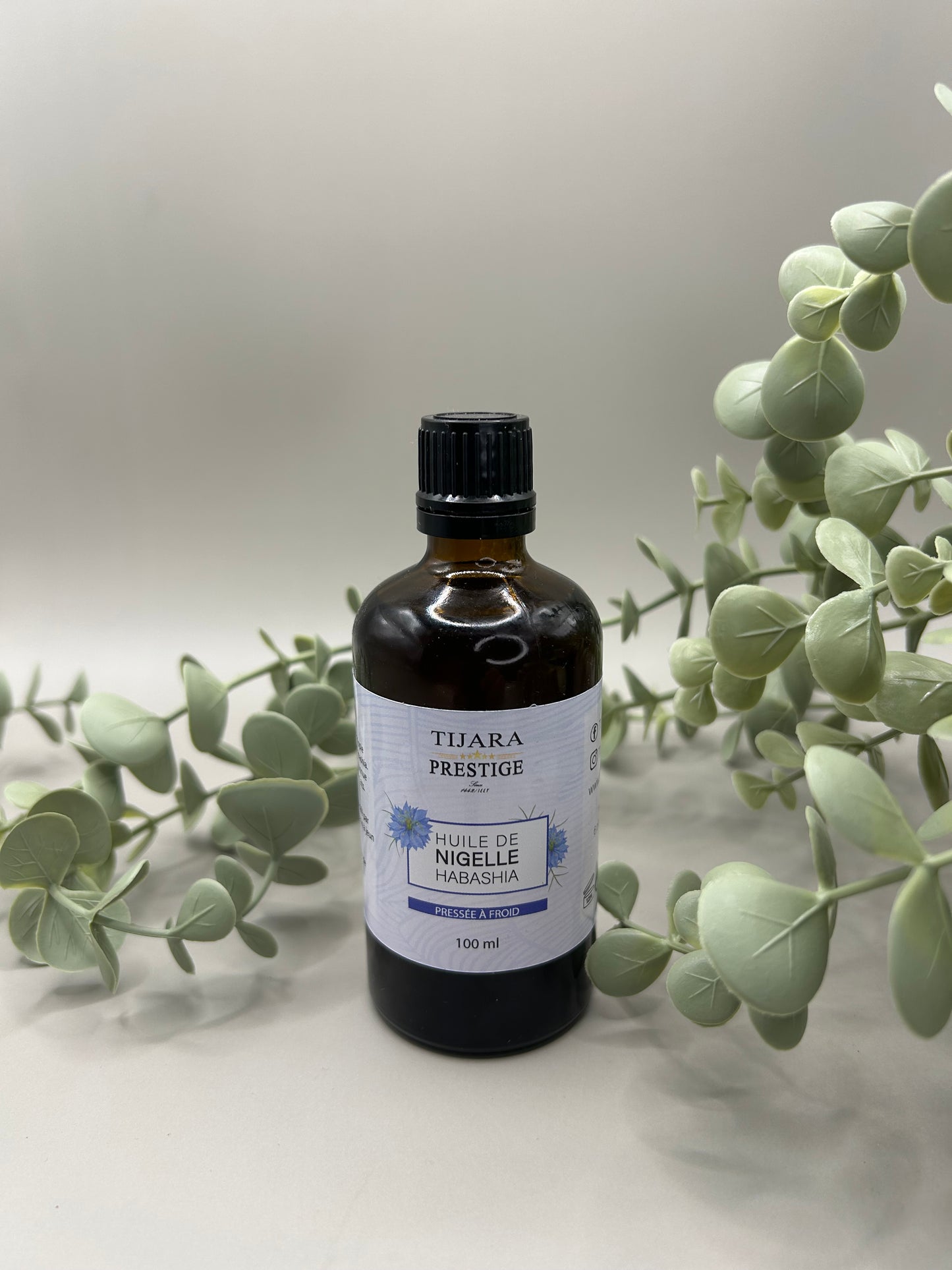 Huile de Nigelle Habashia Pressée à Froid – 100% Pure – 100ml | NIYA TIJARA