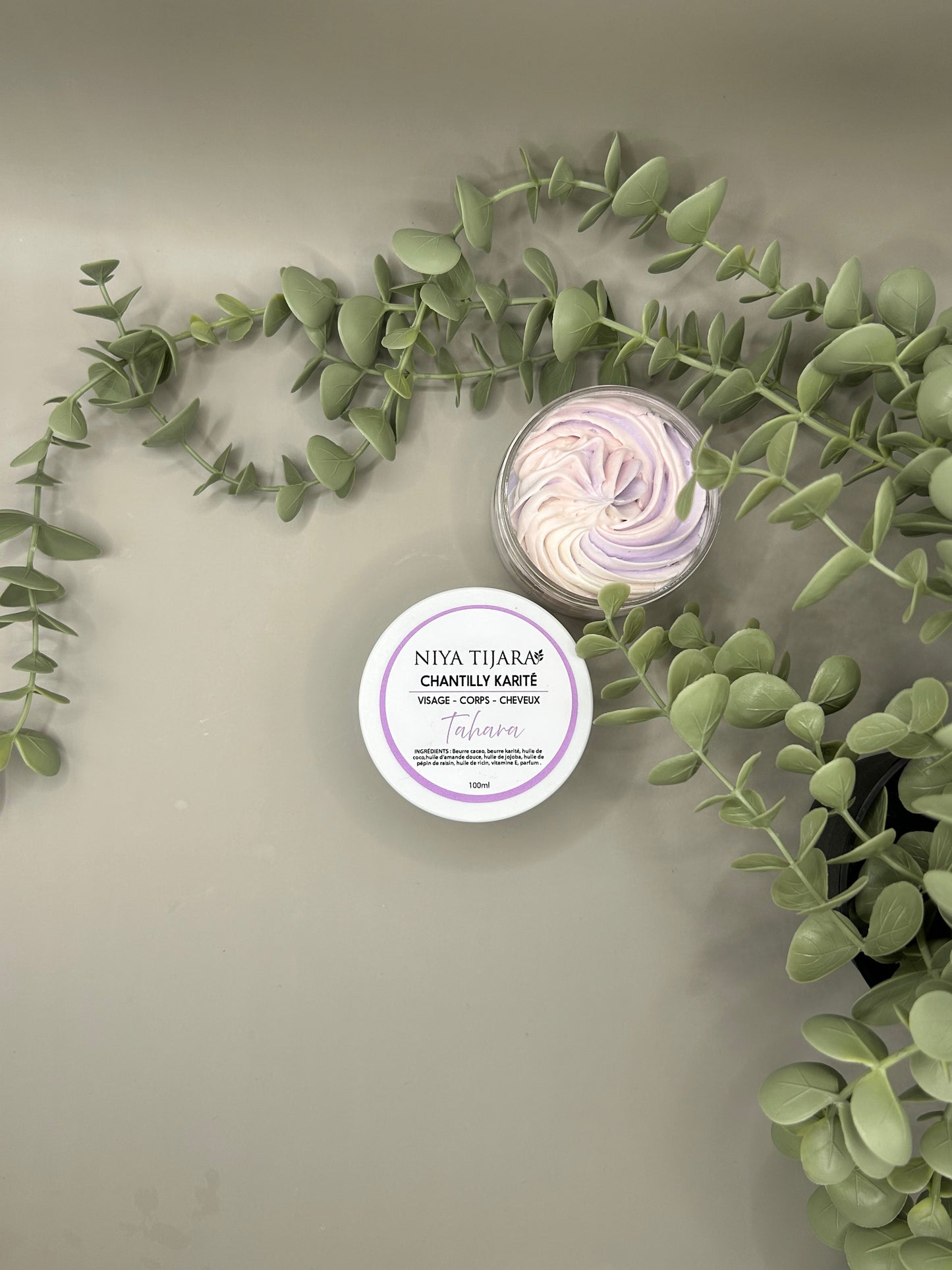 Chantilly Karité Multi-Usages – Visage, Corps & Cheveux | Parfum Tahara – 100 ml