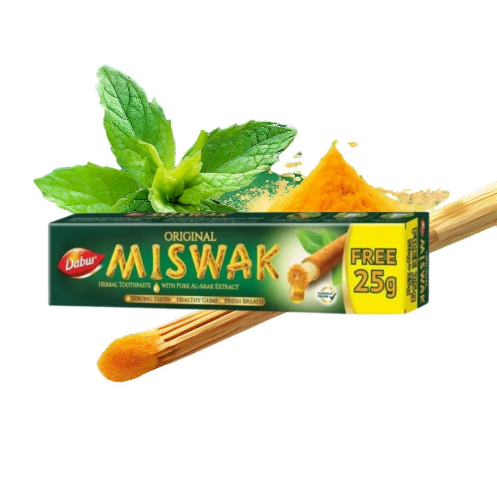 Dentifrice au Miswak – 50 g + 25 g Offerts | NIYA TIJARA