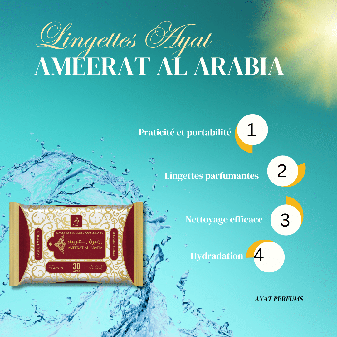 Lingettes Intimes Parfumées Ameerat Al Arabia – Ayat Perfumes