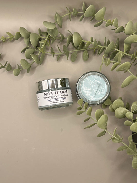 Soin Hydratant Unifiant – Huile d’Argan Bio & Nila | 50 ml