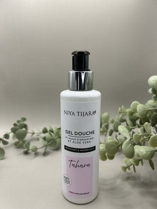 Gel Douche Tahara à l’Huile d’Argan Bio & Aloe Vera – Nettoyant & Nourrissant | NIYA TIJARA