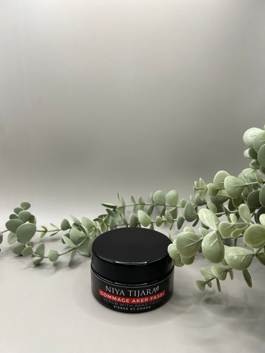 Gommage Visage & Corps au Aker Fassi – Éclat & Douceur | 100 g | NIYA TIJARA