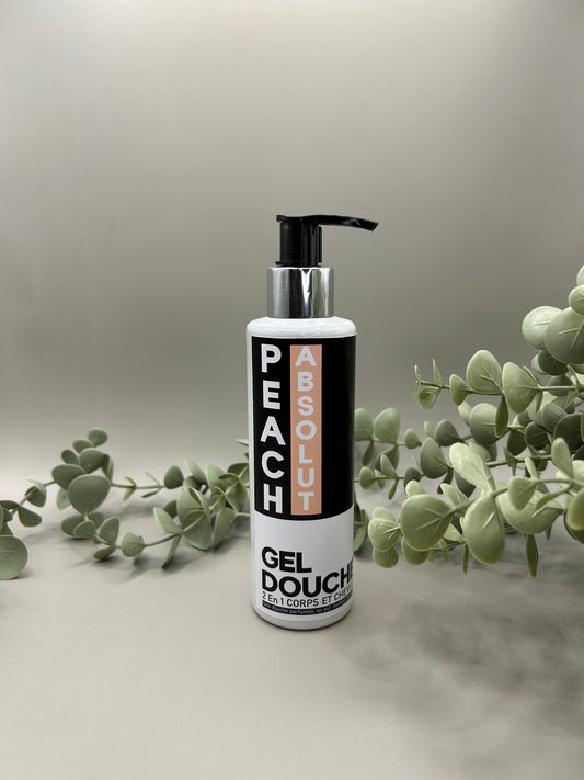 Gel Douche 2-en-1 Peach Absolut – Pêche Juteuse – 97,6% Naturel – 200ml
